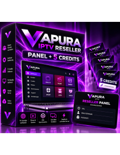 Vapura_IPTV Reseller Panel + 5 Credits + Anleitung