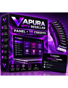 Vapura_IPTV Reseller Panel + 10 Credits + Anleitung