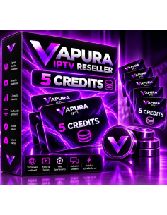 Vapura_IPTV Reseller 5 Credits Aufladung